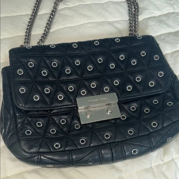 Black michael kors Shoulder Bag with Chain Strap - Picture 4 of 8